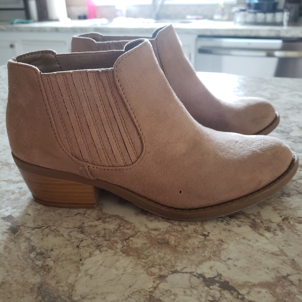 Suede ankle boots